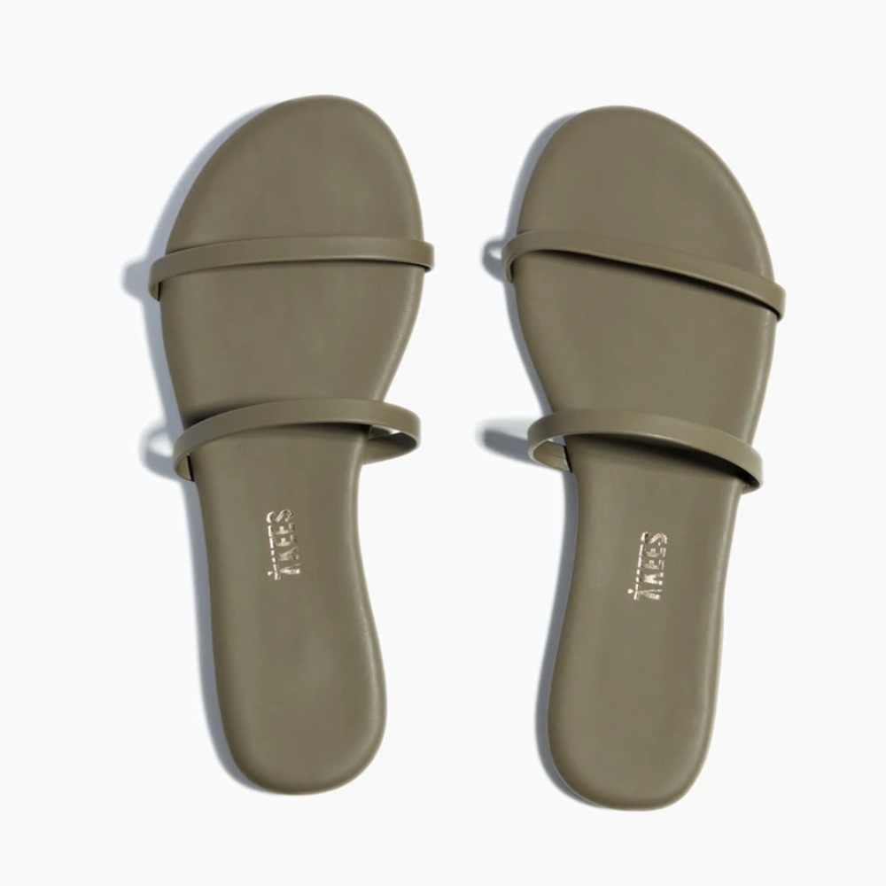 TKEES Gemma Vegan Sandal Army Green